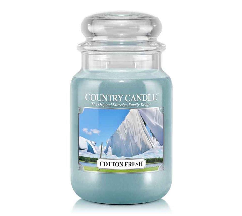 Country Candle 652g - Cotton Fresh
